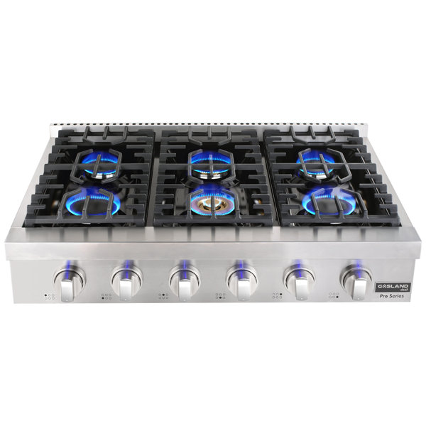 Gaslandchef Gasland Chef 36'' Stainless Steel Natural Gas 6 Burner